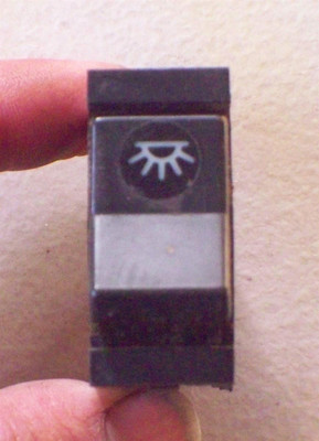 Genuine Mercedes-Benz Rear Dome Light Switch Vertical Orientation W123, W126