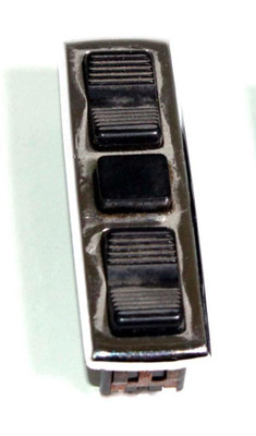Genuine Mercedes-Benz Window Switch Front Left w/ Chrome Bezel C107 W109 W114 W115 W116 W123 65-81