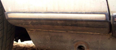 Genuine Mercedes-Benz Lower Chrome Moulding Front Left Fender Trim W123