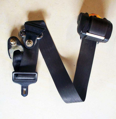 Genuine Mercedes-Benz Front Seat Shoulder Belt w/ Hole Buckle, Right W123 Sedan Wagon 83-85