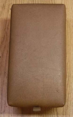 Genuine Mercedes-Benz Rear Seat Armrest Palomino Vinyl W123 Sedan 80-85