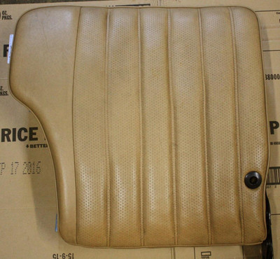 Genuine Mercedes-Benz Rear Seat Back Right, Palomino Vinyl W123 Wagon 80-85 Genuine Mercedes-Benz Rear Seat Back Right, Palomino Vinyl W123 Wagon 80-85