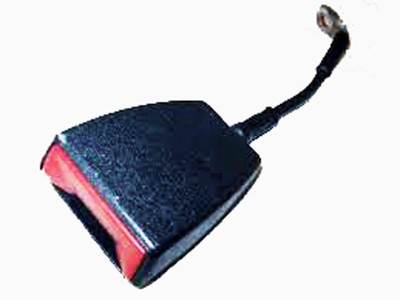 Genuine Mercedes-Benz Rear Seat Belt Receiver for Notched Buckle, Center W126 Sedan 79-83 Genuine Mercedes-Benz Rear Seat Belt Receiver for Notched Buckle, Center W126 Sedan 79-83