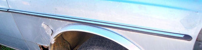 Genuine Mercedes-Benz Center Chrome Moulding Front Right Fender Trim W123