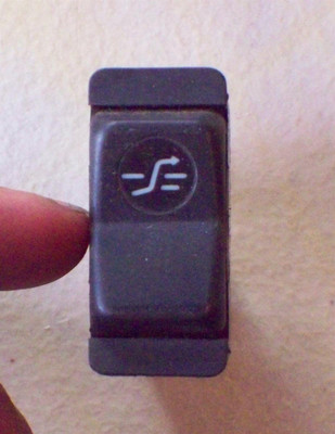 Genuine Mercedes-Benz Sunroof Switch Vertical Orientation W123, W126