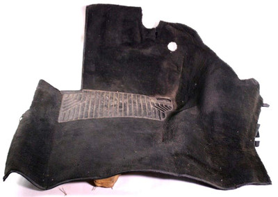 Genuine Mercedes-Benz Carpet Front Right Black Velour W124 Sedan