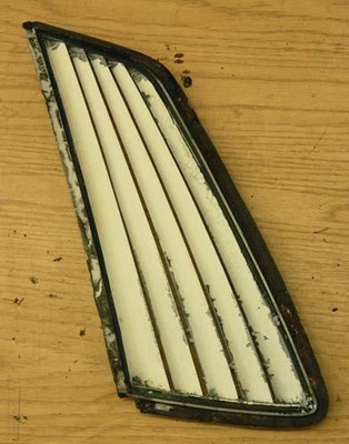 Genuine Mercedes-Benz Stationary Quarter Louvre Grille Rear Left C107