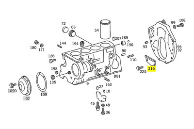 Genuine Mercedes-Benz Protective Plate for Engine/Transmission Adapter Plate 55-86 Most Models, Gas and Diesel