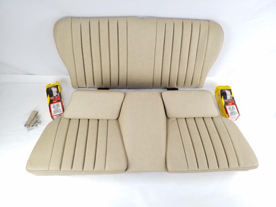 European Upholstery Complete Rear Jump Seat Assembly, Folding NEW MBTex Vinyl R107 SL