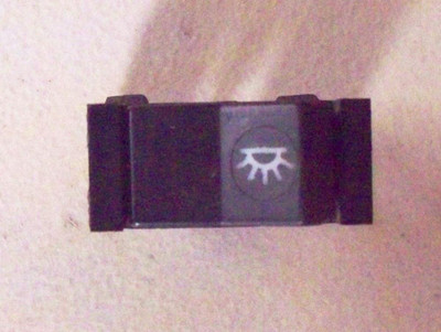 Genuine Mercedes-Benz Dome Light Switch Horizontal Orientation R107, W116, W201