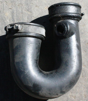 Genuine Mercedes-Benz Air Intake U Boot OM617 Turbo Diesel Short Style W116 W123 W126