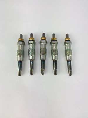 Bosch Diesel Glow Plugs New, Late Style OM617 Diesel W115 W116 W123 W12 W460, Set of 5