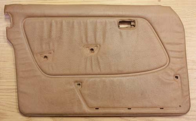 Genuine Mercedes-Benz Door Panel Card Front Left Palomino W123 Sedan Wagon 80-85 Genuine Mercedes-Benz Door Panel Card Front Left Palomino W123 Sedan Wagon 80-85