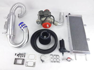 Performance Turbocharger and Intercooler Kit OM617 Turbo Diesel