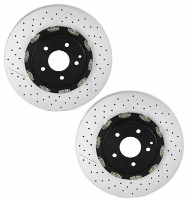 Brembo Front Drilled PVT Brake Disc Rotors Pair New Brembo for Mercedes W204 S204 W211 Brembo Front Drilled PVT Brake Disc Rotors Pair New Brembo for Mercedes W204 S204 W211