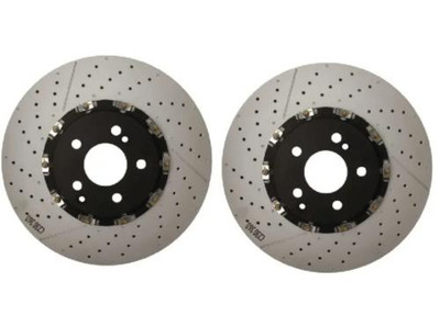 Brembo Front Brake Disc Rotors PVT Floating Pair New Brembo for Mercedes C209 A209 R171