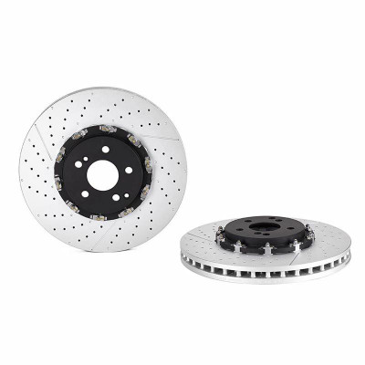 Brembo Rear Disc Brake Rotor Pair New Brembo for Mercedes GL320 GL350 GL450 GL550