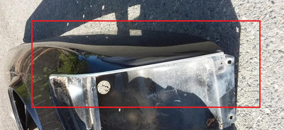 Genuine Mercedes-Benz Chrome Trim Above Headlight Right, New OEM R107 C107