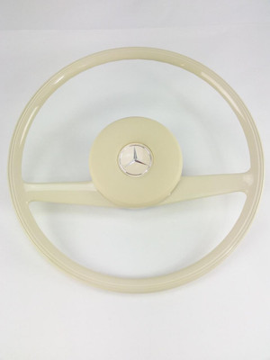 Genuine Mercedes-Benz Steering Wheel Ivory Refurbished W108 W109 W110 W111 W113 SL W114 W115 67-72