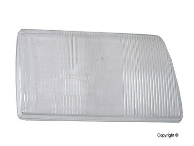 Genuine Mercedes-Benz Euro Headlight Lens, Right New OEM W126 Sedan
