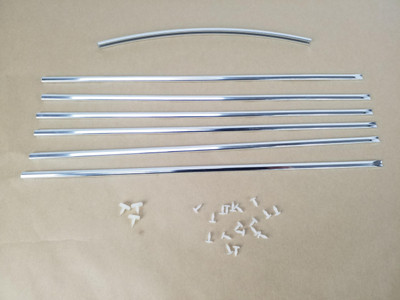 Genuine Mercedes-Benz Front Grille Chrome Trim Set New OEM W123