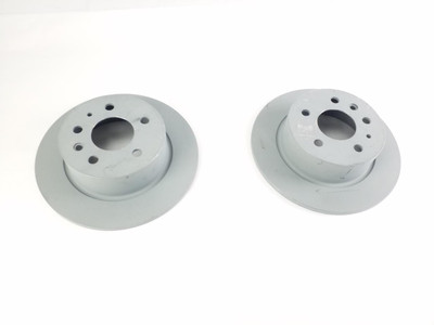 Genuine Mercedes-Benz Disc Brake Rotor Rear, Pair New OEM R107 W108 W109 W111 W113 W114 W115 W116 W123 W126