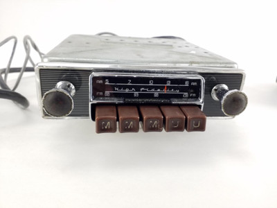 Becker Becker Europa Tube-Style Radio Stereo Refurbished Aux Input for 190SL and Ponton Models