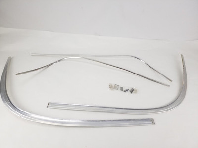 Genuine Mercedes-Benz Rear Windshield Chrome Moulding Surround Trim W110 W111 Sedan