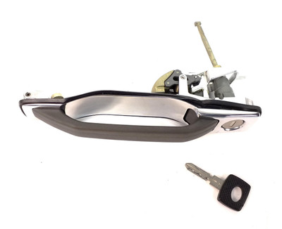 Genuine Mercedes-Benz Front Left Door Handle Exterior w/ Key NOS New W126 