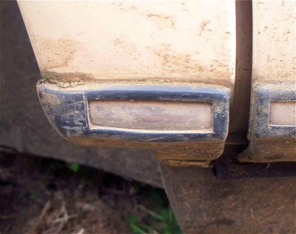 Genuine Mercedes-Benz Lower Chrome Moulding Rear Right Quarter Panel Trim W123 Sedan Wagon