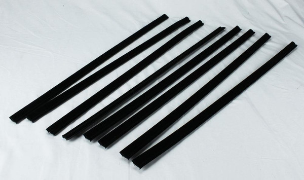 Genuine Mercedes-Benz Outer and Inner Window Brushes, Set of 8, New OEM W116