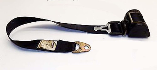 Genuine Mercedes-Benz Rear Seat Shoulder Belt w/ Hollow Notched Buckle, Right W123 Wagon 78-79
