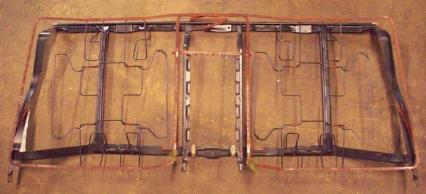 Genuine Mercedes-Benz Rear Seat Back Frame w/ Springs W123 Sedan