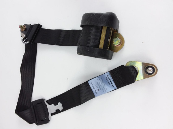 Genuine Mercedes-Benz Front Seat Shoulder Belt w/ Solid Notched Buckle New OEM W123 Sedan Wagon 79-83 US