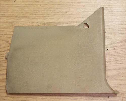 Genuine Mercedes-Benz Kick Panel Trim Passenger's Right Side Parchment W123 '80-'84 