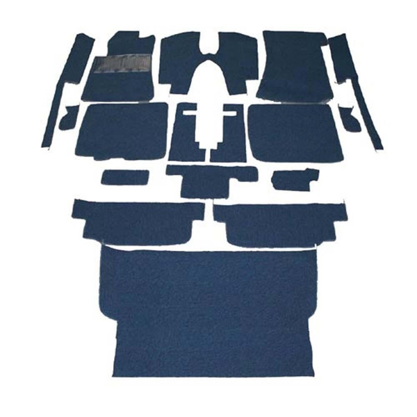 European Upholstery Complete Carpet Kit, Velour New C107 R107 W109 W116 W123 W124 W126