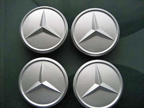 Genuine Mercedes-Benz Bundt Wheel Center Caps, Set of 4, New OEM C107 R107 W115 W116 W123 W126 W461 W463