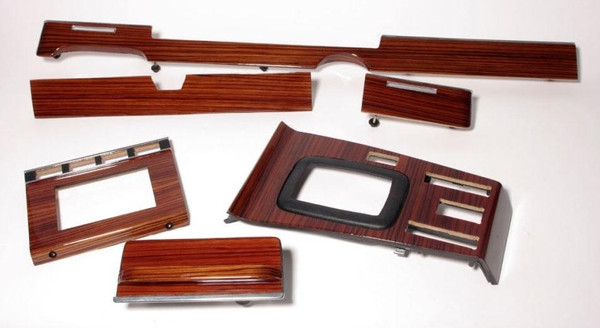 Rebuilt Mercedes-Benz Complete Wood Trim Set Restoration Service W116