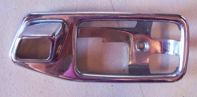 Genuine Mercedes-Benz Interior Door Handle Chrome Frame Front or Rear Left W116 W123 '73-'80