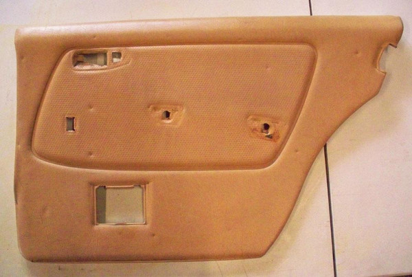Genuine Mercedes-Benz Door Card Right Rear Palomino W123 Sedan 80-85 Genuine Mercedes-Benz Door Card Right Rear Palomino W123 Sedan 80-85