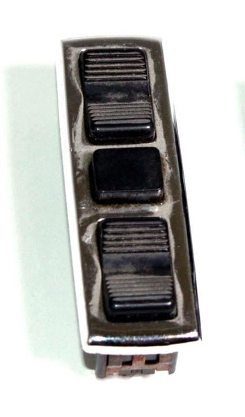 Genuine Mercedes-Benz Window Switch Front Left w/ Chrome Bezel C107 W109 W114 W115 W116 W123 65-81