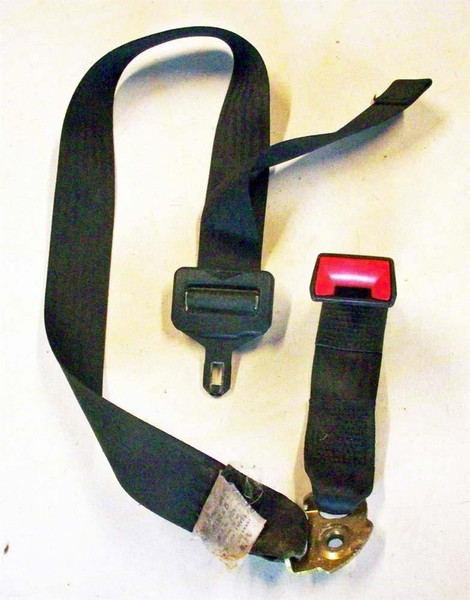 Genuine Mercedes-Benz Rear Seat Lap Belt and Receiver w/ Hole Buckle, Center W123 Wagon 83-85