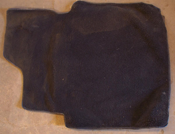 Genuine Mercedes-Benz Carpet Rear Right Black Loop W123 Sedan 77-79