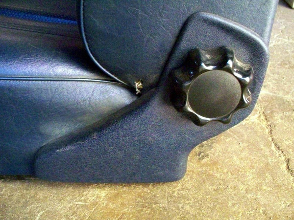 Genuine Mercedes-Benz Front Seat Trim Plastic, Drivers Outside Upper, W123 Sedan Wagon 80-85