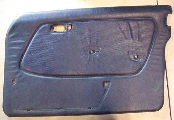 Genuine Mercedes-Benz Door Panel Card Front Right Black W123 Sedan Wagon 80-85 1