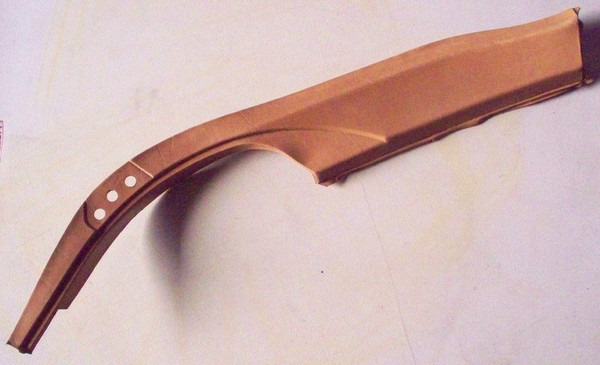 Genuine Mercedes-Benz D Pillar Hatch Trim Left Palomino W123 Wagon 80-85