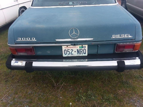 Genuine Mercedes-Benz Rear Bumper Complete Assembly W114 W115 74-76