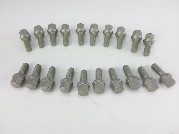 Genuine Mercedes-Benz Alloy Lugnuts Bundt Wheel Bolts New OE, Set of 20