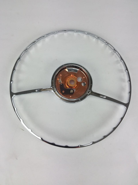 Genuine Mercedes-Benz Steering Wheel Chrome Signal Ring New OEM W105 W120 W121 190SL W128 W186 W188 W189 W198 300SL