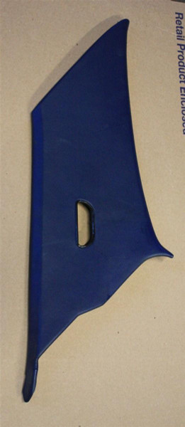 Genuine Mercedes-Benz C Pillar Interior Trim Left Blue W123 Sedan 77-79